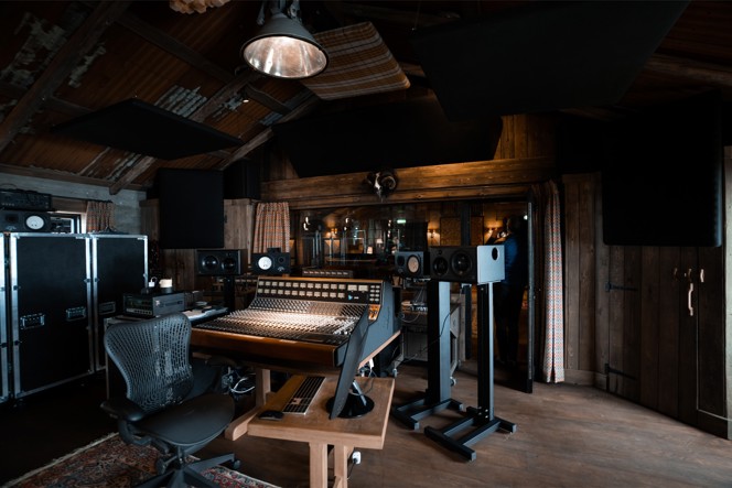 The state of the art audio console at Floki Studios.